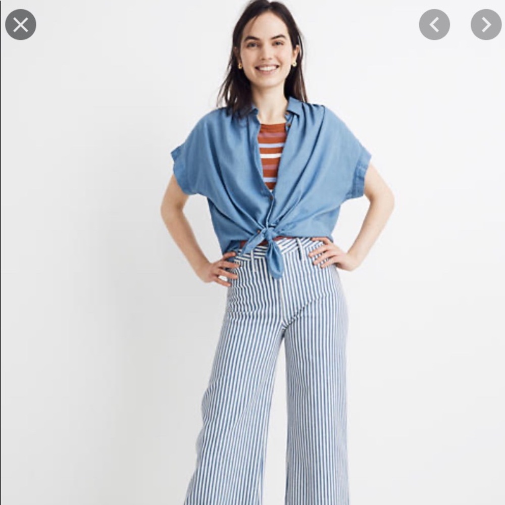 Madewell | Emmett Wide-Leg Crop Pants